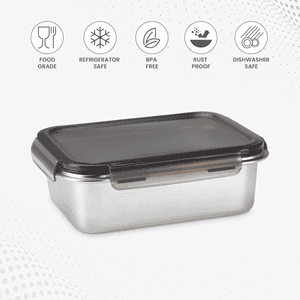 Milton Modulo Steel Rectangular Container 2300 | Silver