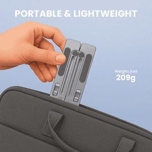 Salpido Laptop Stand | Foldable Design | Silver | SL-222