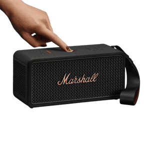 Marshall Middleton II Bluetooth Portable Bluetooth Speaker | Black and Brass