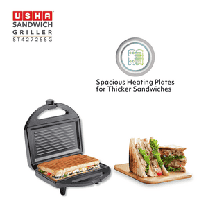 Usha Sandwich Toaster | 750 W | Black | ST4272 SSG