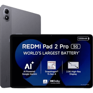 REDMI Pad 2 Pro 5G Gaming Tablet | Wi-Fi+5G | 8 GB | 128 GB | Graphite Grey | NM