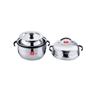 Dace Stainless Steel Classic Thermal Rice Cooker Choodarapetty | 1.5 Kg | Silver