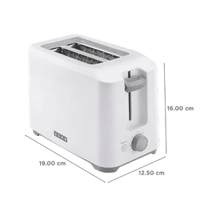 Usha Pop Up Toaster | 700 W | White | PT3720D