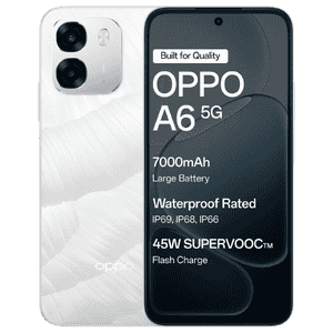 oppo A6 5G | 6GB | 128GB | Ice White | NM1