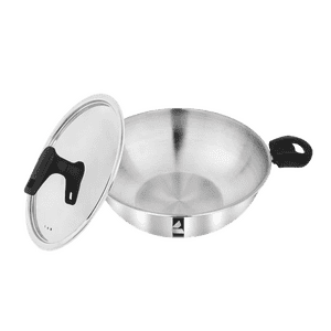 Dace Stainless Steel Sandwich Bottom Kadai | 24 Cm