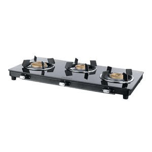 USHA Ebony Neo Slim GS3 glass cooktop | Black