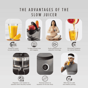 Sujata Cold Press Slow Juicer | 250 W