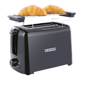 Usha iToast 2 Slice Pop Up Toaster | 650 Watt | Black