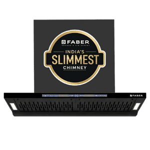 Faber HOOD SLIMX HC SC FL BK BLDC IN 90-T Wall Mounted Chimney | 90cm | Black