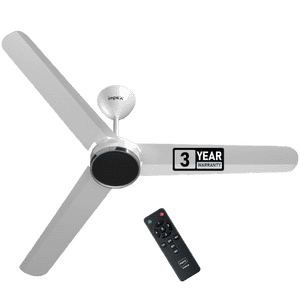 Impex 1200 mm BLDC Ceiling Fan with Remote Control | 5 star | High Air Delivery with 380 RPM | Matte White