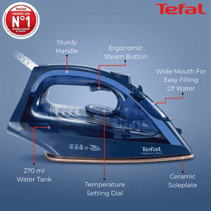 Tefal Maestro Plus Steam Iron Box | 2200 W | Blue