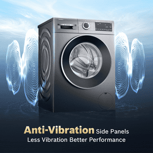 Bosch Fully Automatic Front Load Washing Machine | 10 kg | 5 Star | Cast Iron Grey | 2026 model | WGA254IRIN