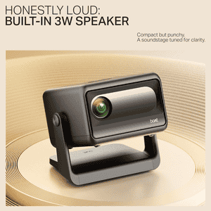 boAt CineHead E1 Smart Projector | 150 ANSI Lumens | 1080p & 4K Support | Carbon Black