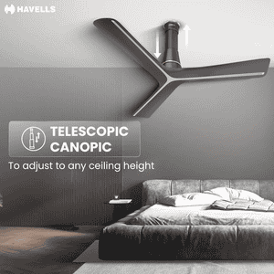 Havells Inveno LX BLDC Ceiling Fan | 1200 mm | Satin Dusk