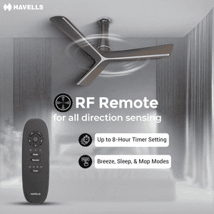 Havells Inveno LX BLDC Ceiling Fan | 1200 mm | Satin Brown