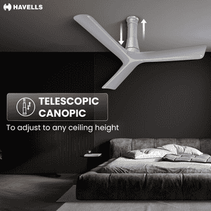 Havells Inveno LX BLDC Ceiling Fan | 1200 mm | Satin Mist