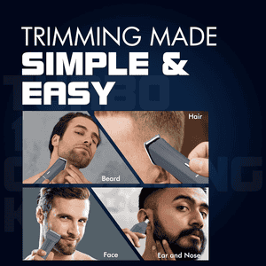 Havells 10 In 1 Grooming Kit | Hair Trimmer | LED Indicator | Grey | GS6110