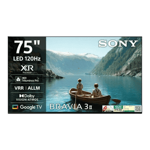 Sony BRAVIA 3II Ultra HD Smart LED Google TV | 189 cm (75 inches) | Black | K-75XR35M2