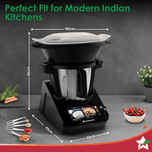 Wonderchef Chef Magic Kitchen Robot Food Maker | 1800 W | Black | K7