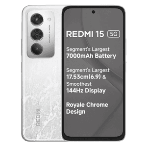 Redmi 15 5G | 8GB | 256GB | Frosted White | NM1