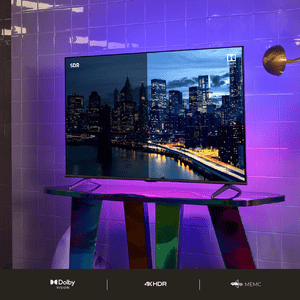 Vu GloQLED Series 4K QLED Smart Google TV | 164 Cm ( 65 Inch ) | Grey | 65GLOQLED25
