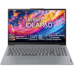 Lenovo IdeaPad Slim 3 Ryzen 5 Thin and Light Laptop | 16 GB | 512 GB | Windows 11 Home | Arctic Grey | 82XQ01RYIN