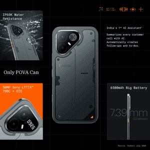 Tecno Pova 8 Pro 5G | 256 GB | 8 GB | Graphite Black