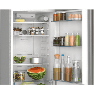 Bosch Frost Free Double Door Refrigerator | 290 L | 4 Star | Fine Steel | CTN29S21VI