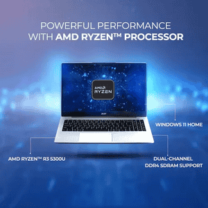 Acer Aspire 3 Laptop | AMD Ryzen 3 |  8 GB | 256 GB | Windows 11 Home | Grey | UN.37GSI.004