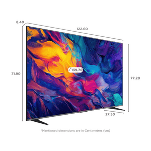 Haier Mini LED AI Smart Google TV | 139 Cm ( 55 Inch ) | Black | 55M70UHMINI