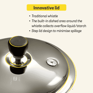 Meyer Stainless Steel Induction Pressure Cooker | 3 L