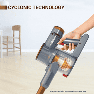 Eureka Forbes Kordfree K20 SuperSilent Cordless Vacuum Cleaner | Golden and Grey