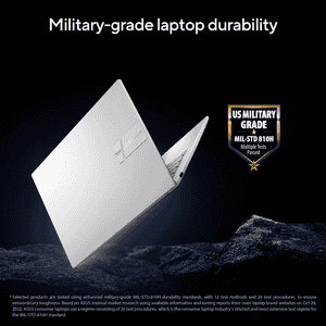 ASUS Vivobook 14 Thin and Light Laptop | Intel Core i3 | 8 GB | 512 GB | Cool Silver | X1404VA-EB1924WS