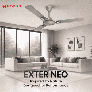 Havells Exter Neo Ceiling Fan | 1200 mm | Grey