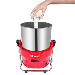 Ponmani Power Plus Stand Wet Grinder | 3 L | 225 W | Red