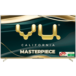 Vu Masterpiece Frame Series 4K QLED TV | 164 Cm ( 65 Inch ) | 2025 Model | 65MASTERPIECE