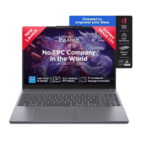 Lenovo IdeaPad Slim 3 Intel Core i5 Laptop | 16 GB | 512 GB | Windows 11 Home | Luna Grey | 83K101JDIN