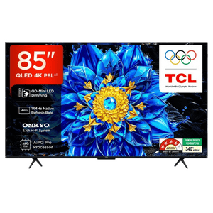 TCL QD-Mini LED Dimming & QLED 4K Super Ultra HD Smart Google TV | 215.9 cm (85 inch) | Black | 2026 Model | 85P8L