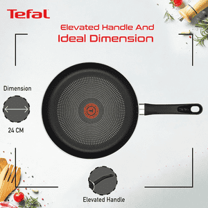 Tefal Delicia Fry Pan | 24 cm | Greyish Black