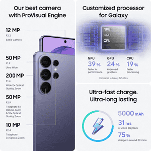 Samsung Galaxy S26 Ultra 5G | 12GB | 256GB | Cobalt Violet | NM1