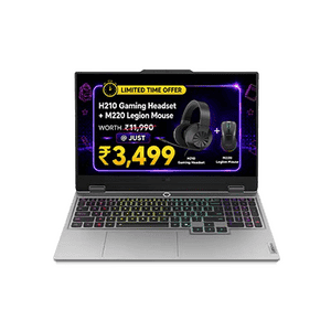 Lenovo LOQ AMD Ryzen 5 Laptop | 16 GB | 512 GB | Windows 11 Home | Luna Grey | 83S00072IN