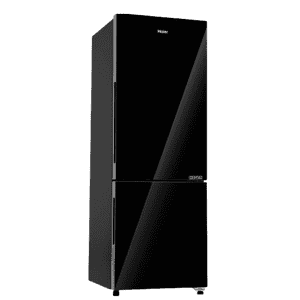 Haier  Frost Free  Bottom Mount Refrigerator | 237 L | 2 Star | Black | HRB-2872EKGA-P