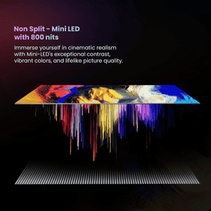 Haier 4K Ultra HD Mini LED Smart Google TV | 216 Cm ( 85 Inch ) | 2025 Model | Grey | H85M80FUX
