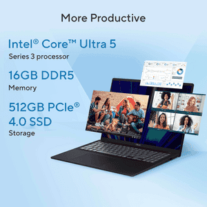 ASUS Vivobook 16 Light Weight Laptop | Intel Core Ultra 5 325 | 16GB | 512GB | Quiet Blue | X1607AA-MB037WS