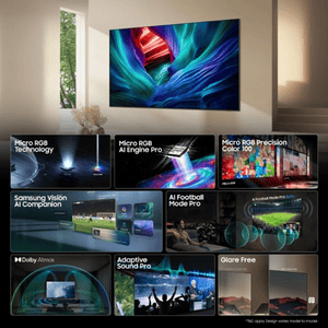 Samsung Micro RGB Smart TV  | 163 Cm ( 65 Inch ) | 2026 Model | Black | MRA65R95HXUXXL