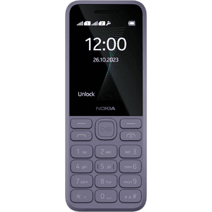 Nokia 130 Music Dual Sim with Music Player | Dedicated Music Buttons | Purple | NM