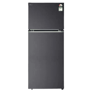LG Frost Free Double Door Refrigerator | Smart Inverter Compressor | 398 L | 2 Star | Matte Black | GLT4026SNMC