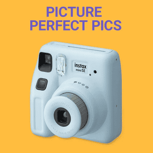 Fujifilm Instax Mini SE Fun Pack Instant Camera with 10 Shots | Purple