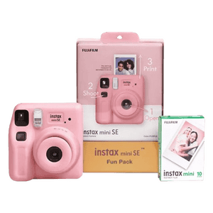 Fujifilm Instax Mini SE Fun Pack | 10 Shots | Pink