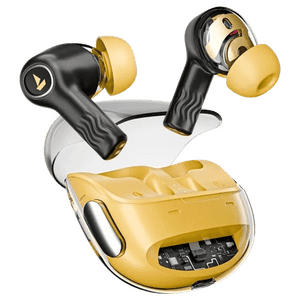 boAt Nirvana Crystl ANC TWS EarBuds | Yellow Pop